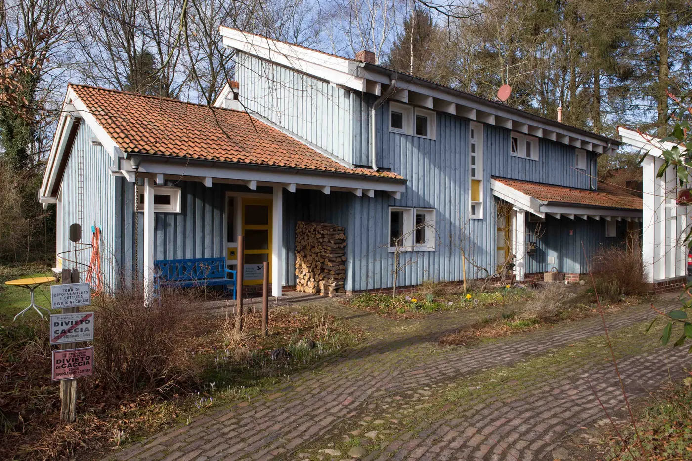 Das Bürogebäude in Huntlosen im März